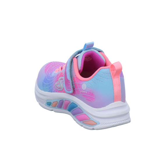 Skechers Halbschuhe Mädchen S-LIGHTS RAIMBOW CRUISERS Hellblau