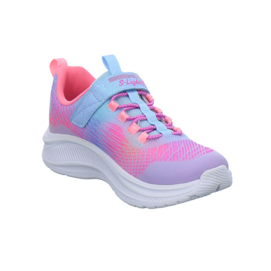 Skechers Halbschuhe Mädchen S-LIGHTS RAIMBOW CRUISERS Hellblau