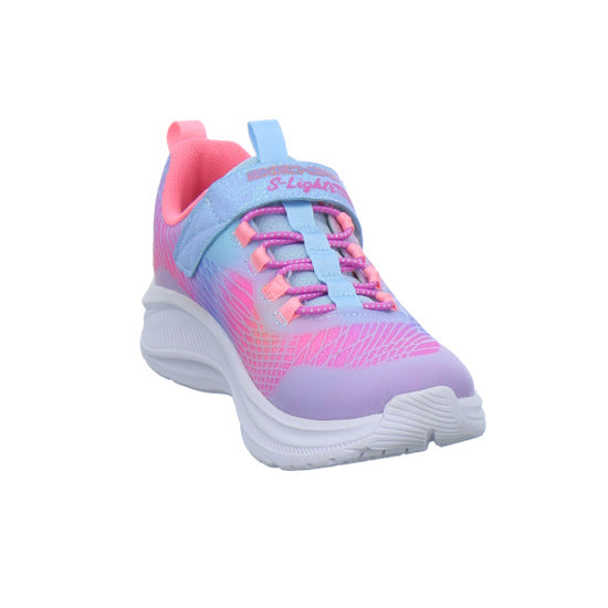 Skechers Halbschuhe Mädchen S-LIGHTS RAIMBOW CRUISERS Hellblau