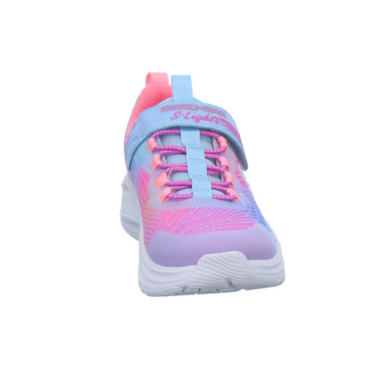 Skechers Halbschuhe Mädchen S-LIGHTS RAIMBOW CRUISERS Hellblau