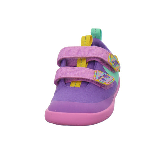 Affenzahn Baumwolle Lucky Halbschuhe Violett - 360° Ansicht