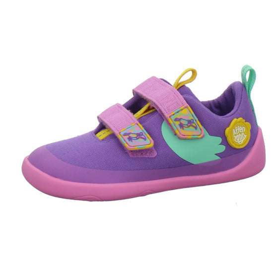 Affenzahn Baumwolle Lucky Halbschuhe Violett - 360° Ansicht