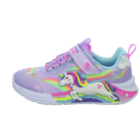 Skechers Halbschuhe Mädchen S-LIGHTS UNICORN Flieder