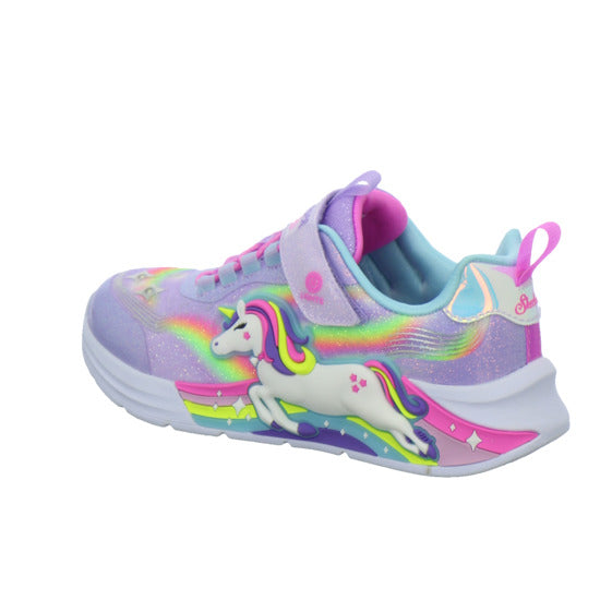 Skechers Halbschuhe Mädchen S-LIGHTS UNICORN Flieder