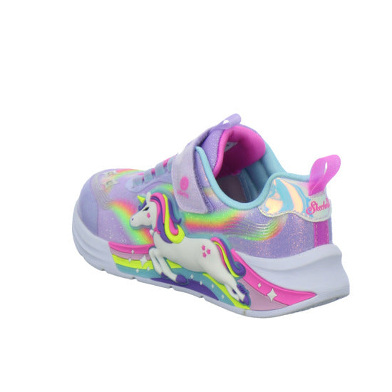 Skechers Halbschuhe Mädchen S-LIGHTS UNICORN Flieder