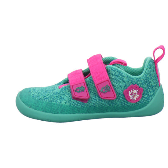Affenzahn Knit Happy Halbschuhe türkis - 360° Ansicht