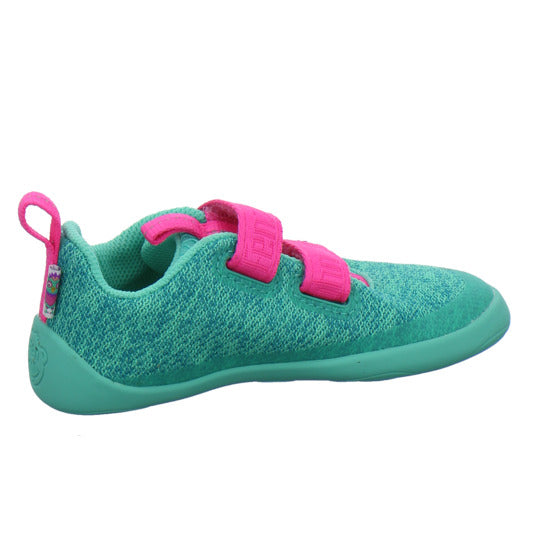 Affenzahn Knit Happy Halbschuhe türkis - 360° Ansicht
