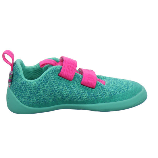 Affenzahn Knit Happy Halbschuhe türkis - 360° Ansicht