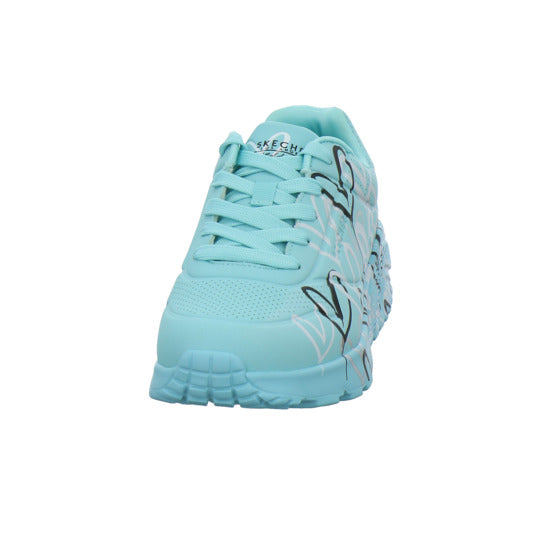 Skechers UNO GOLDCROWN KIDS Halbschuhe türkis - 360° Ansicht