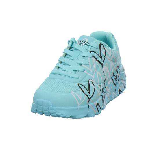 Skechers UNO GOLDCROWN KIDS Halbschuhe türkis - 360° Ansicht