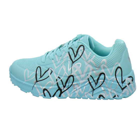 Skechers UNO GOLDCROWN KIDS Halbschuhe türkis - 360° Ansicht
