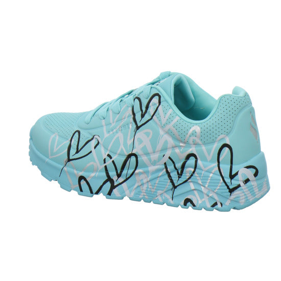 Skechers UNO GOLDCROWN KIDS Halbschuhe türkis - 360° Ansicht