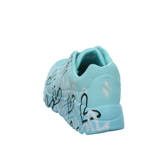 Skechers UNO GOLDCROWN KIDS Halbschuhe türkis - 360° Ansicht