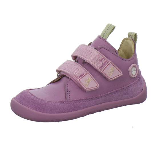 Affenzahn Leder Buddy Halbschuhe Rosa - 360° Ansicht