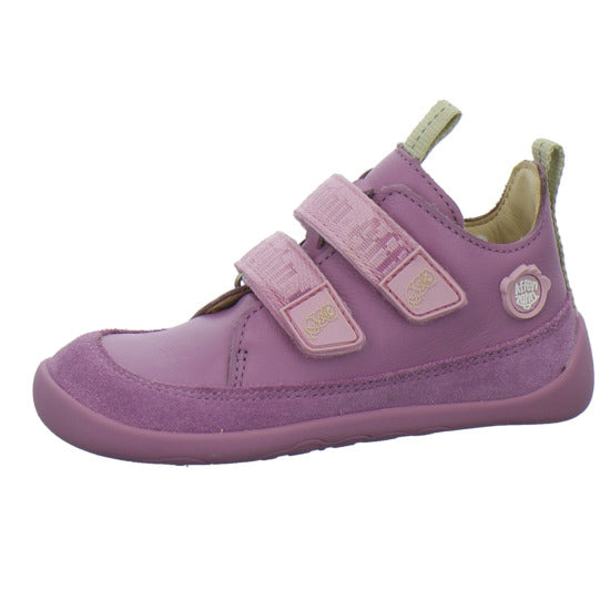 Affenzahn Leder Buddy Halbschuhe Rosa - 360° Ansicht