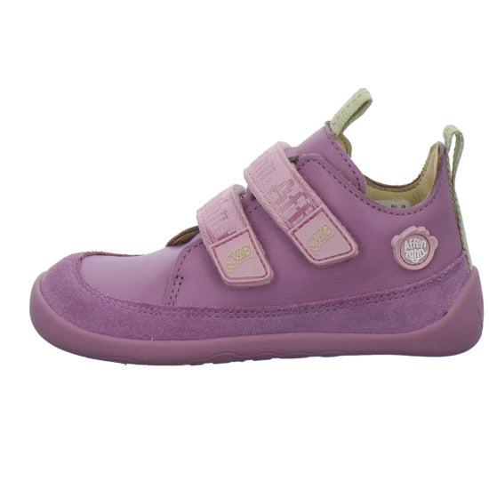Affenzahn Leder Buddy Halbschuhe Rosa - 360° Ansicht