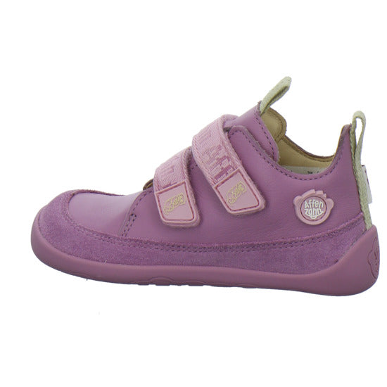 Affenzahn Leder Buddy Halbschuhe Rosa - 360° Ansicht