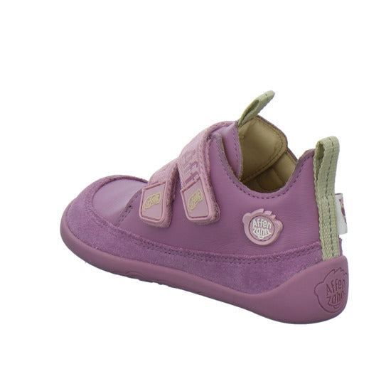 Affenzahn Leder Buddy Halbschuhe Rosa - 360° Ansicht