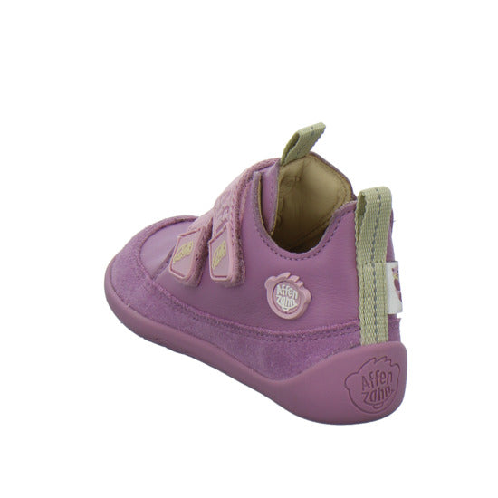Affenzahn Leder Buddy Halbschuhe Rosa - 360° Ansicht