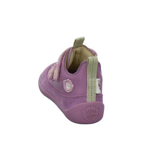 Affenzahn Leder Buddy Halbschuhe Rosa - 360° Ansicht