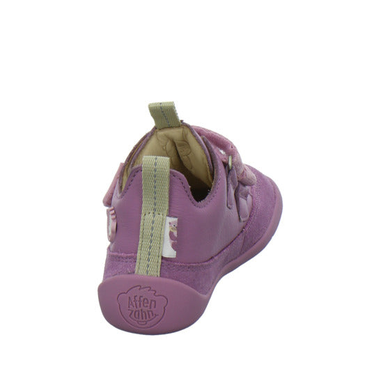 Affenzahn Leder Buddy Halbschuhe Rosa - 360° Ansicht