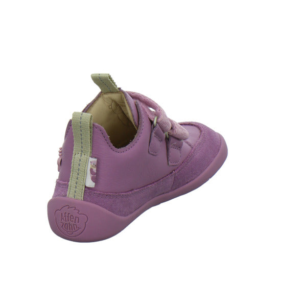 Affenzahn Leder Buddy Halbschuhe Rosa - 360° Ansicht