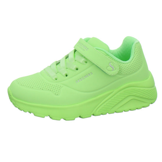 Skechers UNO LITE Halbschuhe Hellgrün - 360° Ansicht