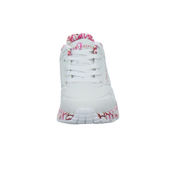Skechers UNO GOLDCROWN KIDS Halbschuhe Weiß-kombi - 360° Ansicht
