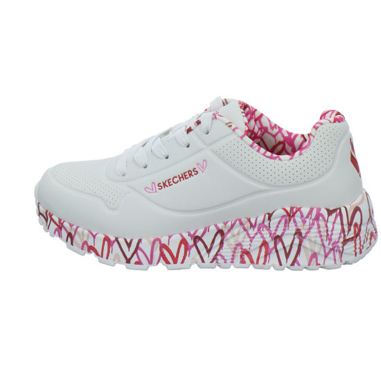 Skechers UNO GOLDCROWN KIDS Halbschuhe Weiß-kombi - 360° Ansicht