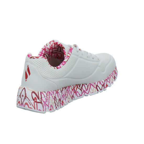 Skechers UNO GOLDCROWN KIDS Halbschuhe Weiß-kombi - 360° Ansicht