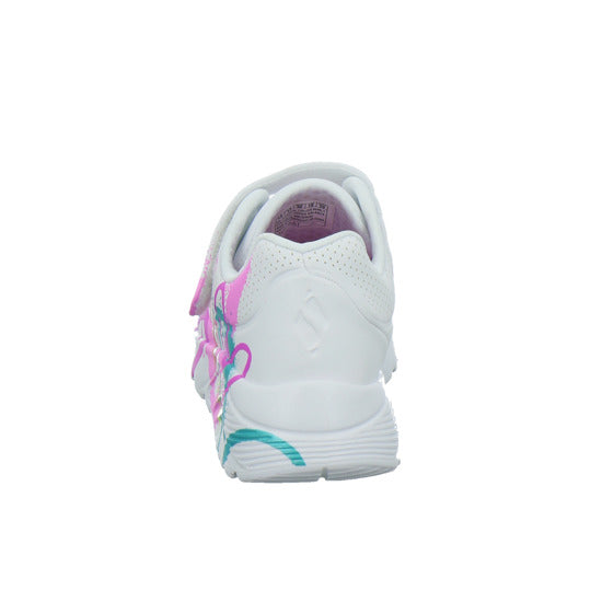 Skechers Halbschuhe Mädchen UNO LITE Weiß-kombi