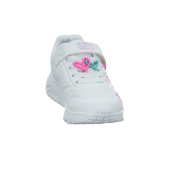 Skechers Halbschuhe Mädchen UNO LITE Weiß-kombi