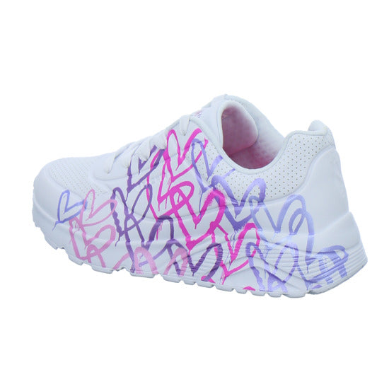 Skechers Halbschuhe Mädchen Uno Lite Weiß-kombi