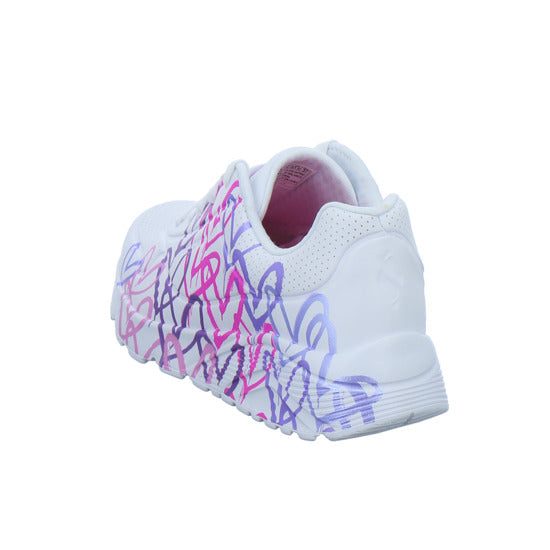 Skechers Halbschuhe Mädchen Uno Lite Weiß-kombi