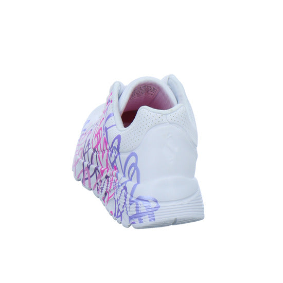 Skechers Halbschuhe Mädchen Uno Lite Weiß-kombi