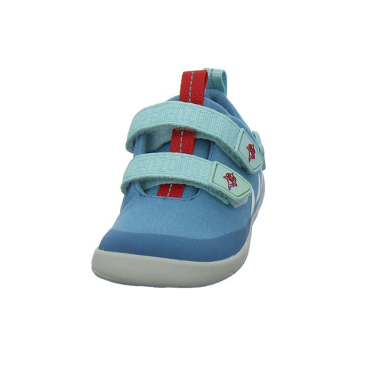 Affenzahn Baumwolle Lucky Halbschuhe Denim - 360° Ansicht