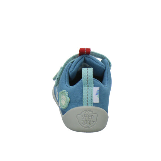 Affenzahn Baumwolle Lucky Halbschuhe Denim - 360° Ansicht
