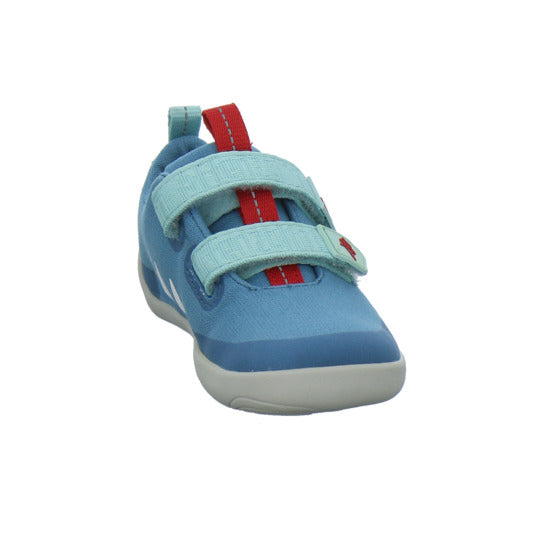 Affenzahn Baumwolle Lucky Halbschuhe Denim - 360° Ansicht