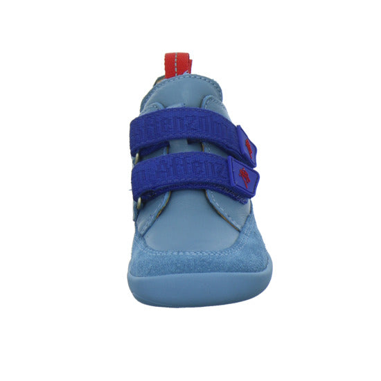 Affenzahn Leder Buddy Halbschuhe Denim - 360° Ansicht