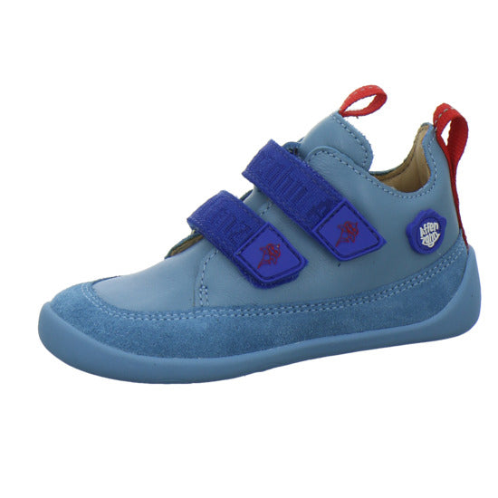 Affenzahn Leder Buddy Halbschuhe Denim - 360° Ansicht