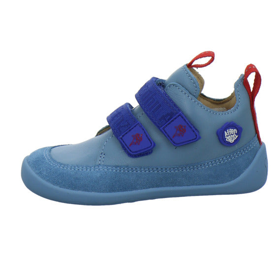 Affenzahn Leder Buddy Halbschuhe Denim - 360° Ansicht