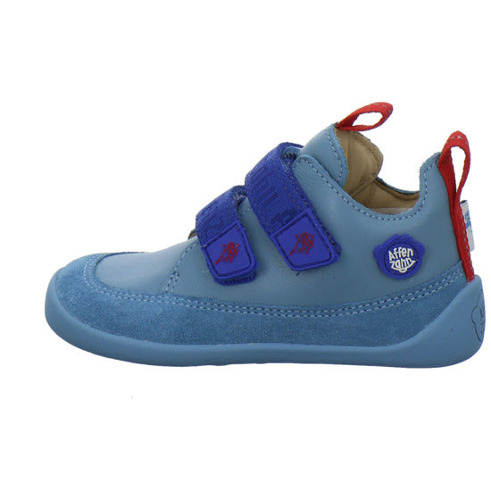 Affenzahn Leder Buddy Halbschuhe Denim - 360° Ansicht