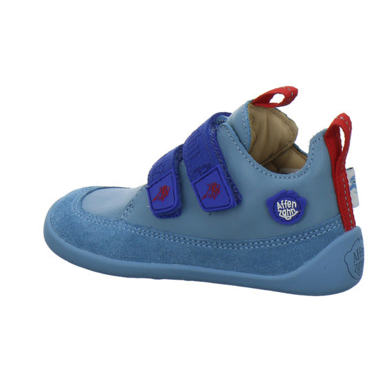 Affenzahn Leder Buddy Halbschuhe Denim - 360° Ansicht