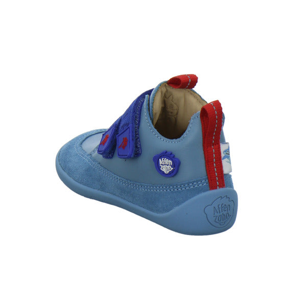 Affenzahn Leder Buddy Halbschuhe Denim - 360° Ansicht