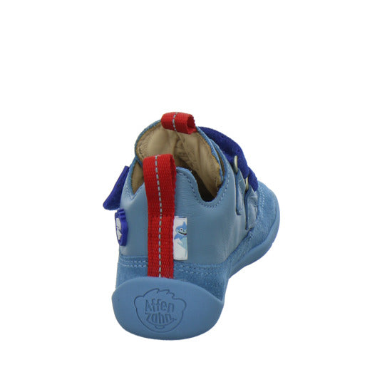 Affenzahn Leder Buddy Halbschuhe Denim - 360° Ansicht