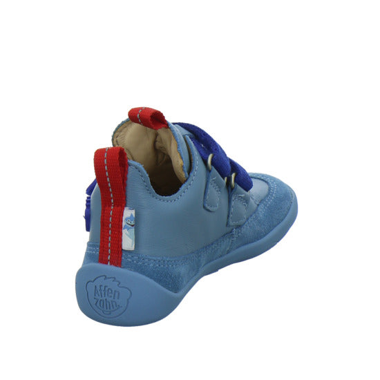 Affenzahn Leder Buddy Halbschuhe Denim - 360° Ansicht