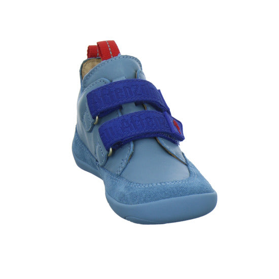 Affenzahn Leder Buddy Halbschuhe Denim - 360° Ansicht