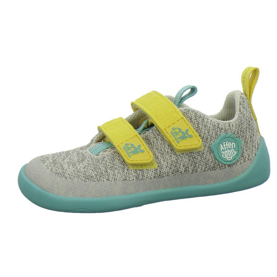 Affenzahn Halbschuhe Jungen Knit Happy Hellgrau