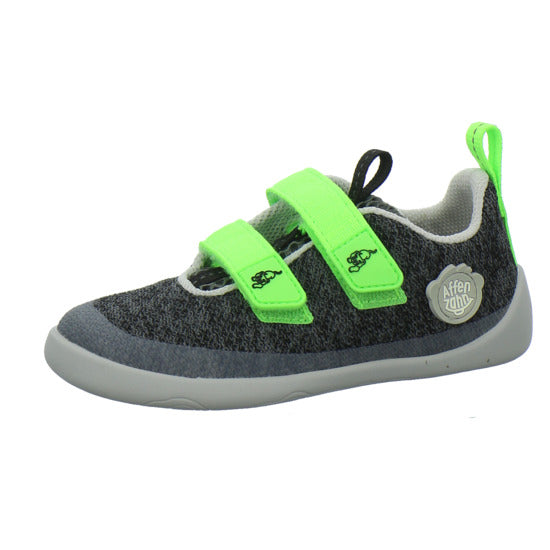 Affenzahn Knit Happy Halbschuhe Grau-kombi - 360° Ansicht