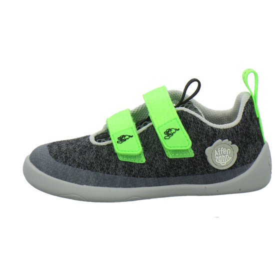 Affenzahn Knit Happy Halbschuhe Grau-kombi - 360° Ansicht